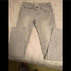 Pair of light grey jeans